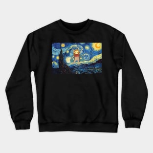 The Starry Night  Halloween Crewneck Sweatshirt